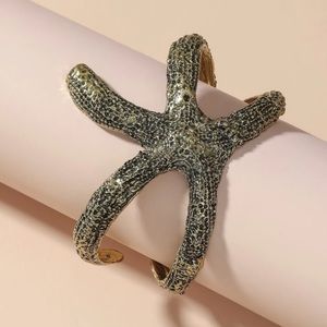 ⭐️ Awesome Large Rustic Look Starfish Cuff Bracelet ⭐️